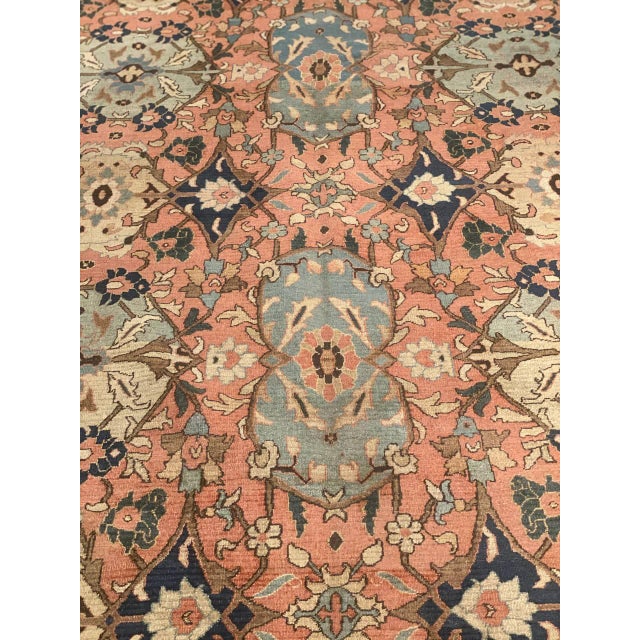 Pasargad Rust Persian Antique Dorokhsh - 9' X 12'.9'' For Sale In Washington DC - Image 6 of 10