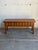 Brown Teak Entry Bench With Sculptural Block Front Drawers Mid-Century Modern Denmark 1970s For Sale - Image 8 of 9