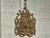 Italian Peacock Style Rattan Pendant Light, 1960s For Sale - Image 9 of 13