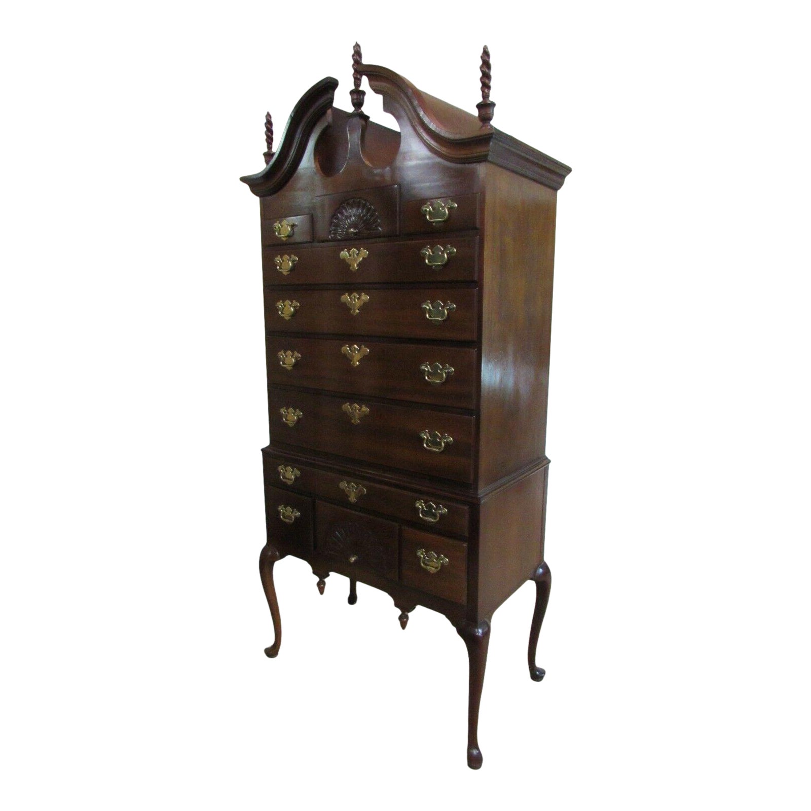Councill Craftsmen Queen Anne Highboy Chest Chairish
