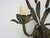 Metal Antique Wheat Sheaf Wall Sconces in Gold and Green Metal, 1980s, Set of 2 For Sale - Image 7 of 11
