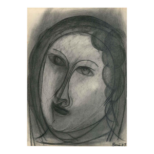 Francisco Bores Lithograph Head Verve 1939