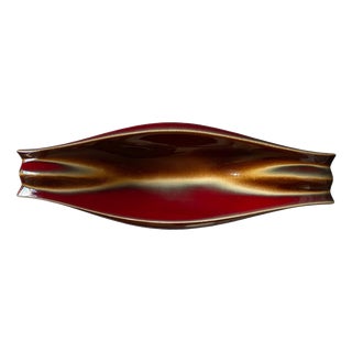 Large Vintage French Verceram Fruit Bowl, 1950s For Sale