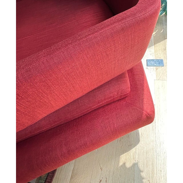 B&b Italia "Arne" Two-Piece Sectional Sofa by Antonio Citterio, Red For Sale In New York - Image 6 of 11