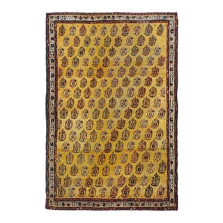 Antique Qashqai Rug 5'7'' x 8'2'' For Sale