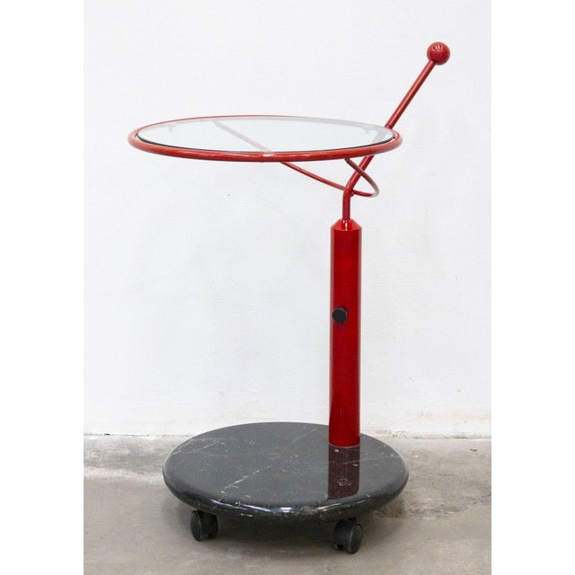 Colleoni Carrello Coffee Table by Tarcisio Colzani for Porada Italia, 1980s For Sale - Image 16 of 16