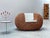 Woven Rattan Wicker Egg Nest Lounge Chair, Switzerland, 1990s For Sale - Image 3 of 10
