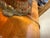 1960s Hollywood Regency Amber Glass Globe Lamp For Sale - Image 4 of 11