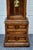 Ridgeway Oak Grandfather Clock Jacobean Style Barley Twist Tempus Fugit For Sale - Image 11 of 18