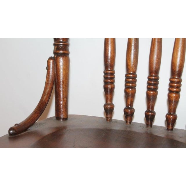 19thc Ranch Style Pressed Back Chairs, Set of Four For Sale - Image 10 of 15