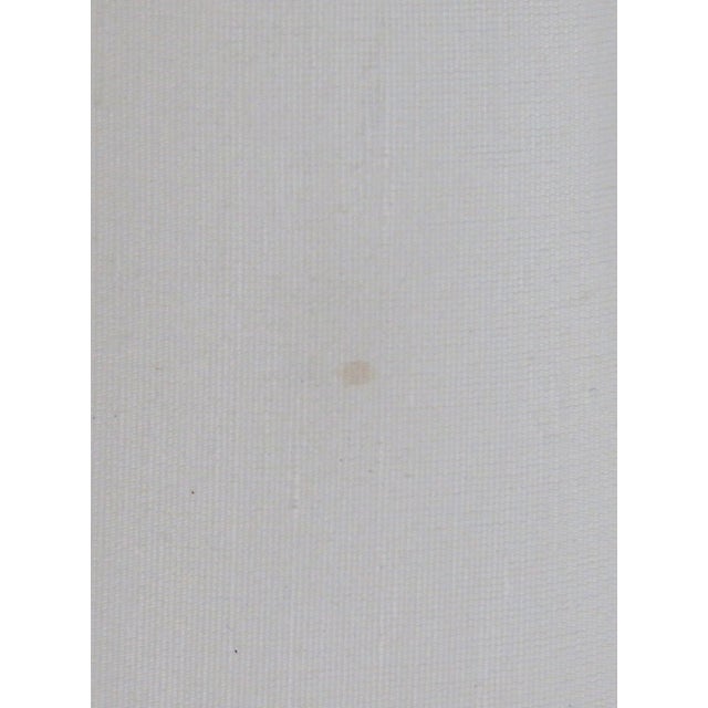 Pair of Petite Bunny Rabbit Table Lamps Blue & White Fishnet For Sale - Image 9 of 9