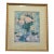 Vintage Pastel Floral Still Life Signed & Framed For Sale