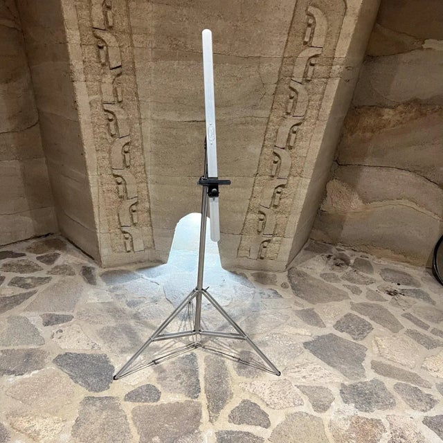 Vintage Tripod Easel Aluminum Stanrite 57 h x 27 d x 29 w Height is adjustable Foldable Original vintage, refer to listed...