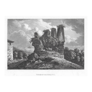 1798 Tomb of Horath Roman Ruin Engraving
