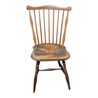Antique Fan Back Pennsylvania Windsor Chair For Sale
