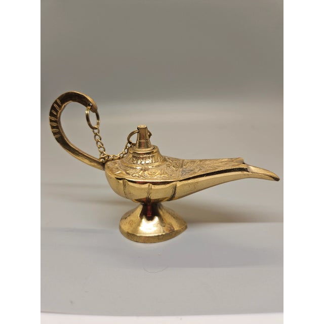 Brass Aladdin Lamp, Vintage