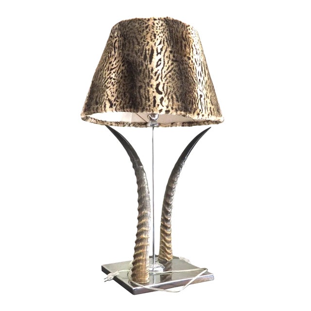 Vintage Maculata Table Lamp, 1980s For Sale