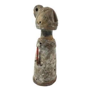 Early 20th Century Tikar Clay House God 10inch Cameroon For Sale