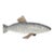 Vintage Large Hand-Carved Folk Art Fish Centerpiece With Hand-Forged Steel Fins For Sale