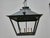 A striking pair of large-scale iron lanterns, newly made and designed with clean, architectural lines. Each lantern...