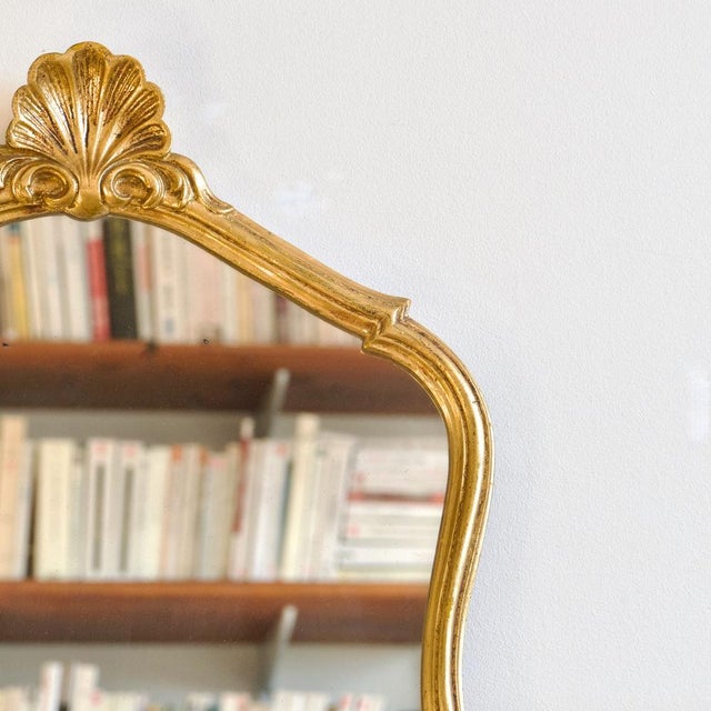 Large French Gold Leaf Gilded Mirror, 1890s For Sale - Image 3 of 8