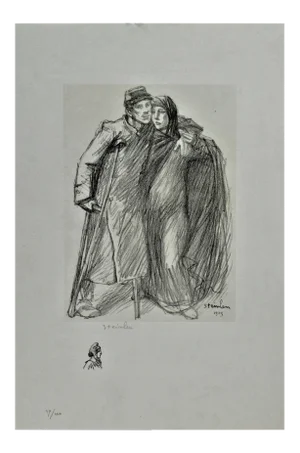 Théophile Alexandre Steinlen, Retour de Guerre, 1915