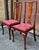Brown Mid 20th Century Set of Three Mid Century Queen Anne Style Mahogany & Upholstered Dining Chairs For Sale - Image 8 of 15