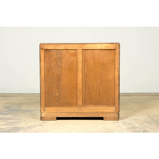 French Art Deco Geometric Walnut Commode by Mercier Frères, Paris, Circa 1930 For Sale - Image 18 of 18
