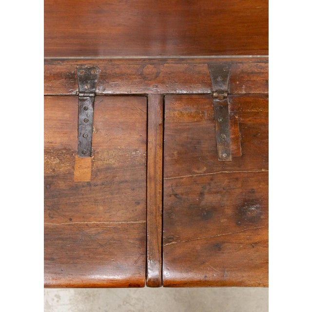 Rustic Antique Chest in Walnut, 1700s For Sale - Image 3 of 15