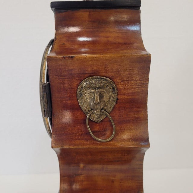 Biedermeier Mantel Clock in Wood with Double Chime, Germany, 1840 For Sale - Image 10 of 18