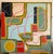 Large Contemporary Abstract Acrylic Painting – Pink Linear & Geometric Expressions For Sale - Image 10 of 11