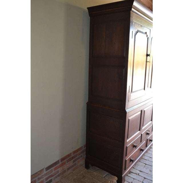 Antique Oak Wooden Cabinet For Sale - Image 6 of 12