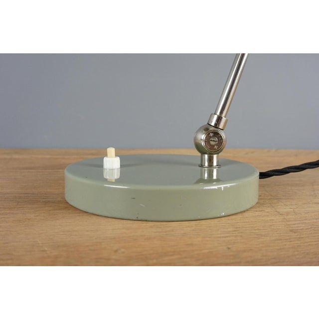 Swiss Bauhaus Modernist Table or Wall Lamp by Christian Dell for Le Phare Lausanne, 1930s For Sale - Image 14 of 18