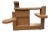 Vintage Postmodern Sculptural Bar Console in the Style of Paul Evans For Sale