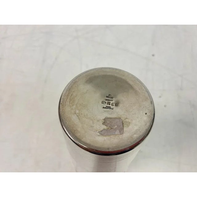 Metal Cocktail Shaker by Luc Lanel for Christofle For Sale - Image 10 of 11