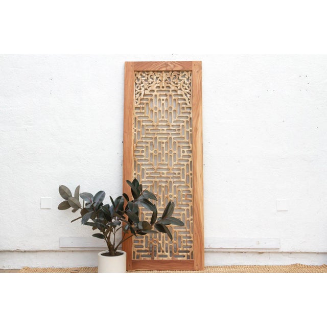 Bold yet ethereal, this lattice Portal door is a masterclass in architectural transparency. Reconstructed from authentic...