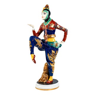 Art Deco Porcelain Figure by C. Holzer-Defanti for Rosenthal, Germany, 1920s For Sale