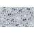 Art Deco Sample - Flower Field Wallpaper by Paule Marrot in Grays For Sale - Image 3 of 3