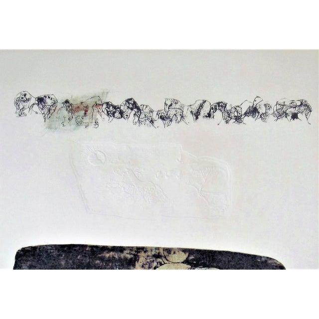 Late 20th Century Hoi Lebadang, Horses #I, c.1974 For Sale - Image 5 of 9