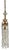 Mid 20th Century Murano Open Clear Lattice Cylinder Ormolu Pendant Light For Sale - Image 12 of 18