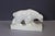 Art Deco crackle-glazed earthenware polar bear produced by Saint Clément and signed Geo Condé in relief on the base, circa...