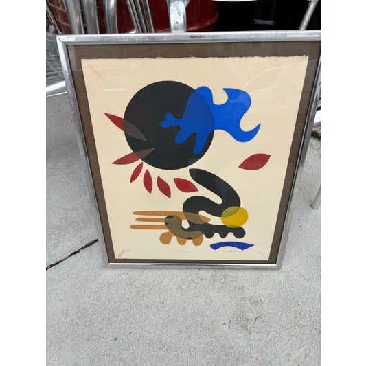 Eric Newton "Other Planets" 40/50. Looks like original frame, overall in nice shape! One foxing mark bottom left corner by...