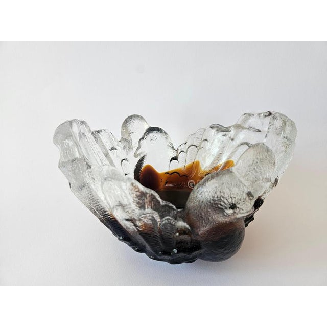 Mid-Century Modern Mid-Century Glass Bowl by Pertti Santalahti for Humppila, Finland, 1960s For Sale - Image 3 of 16