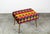 Custom made retro inspired bench this bench is upholstered in a high end retro inspired velvet textile and supported by...