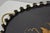 Black Vintage French Country Black and Gold Hand Painted Oval Toleware Serving Tray For Sale - Image 8 of 15