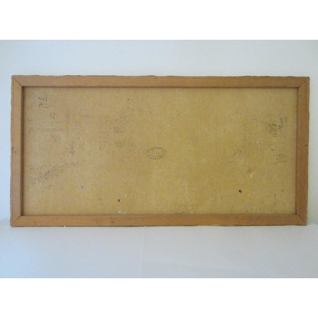 Sky Blue 1970s Studio DeVity Italia Street of Paris Impressionist Signed Oil on Canvas For Sale - Image 8 of 16