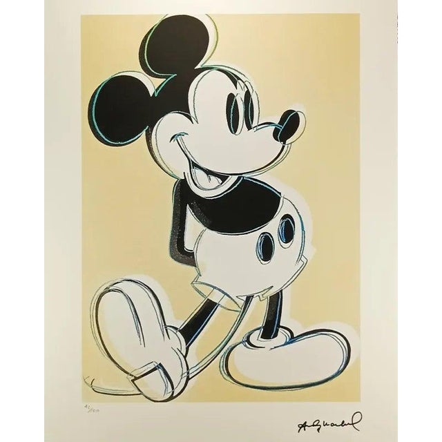After Andy Warhol, Mickey Mouse, Limited Series Lithograph, 1980s For Sale - Image 9 of 10