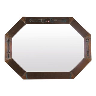 Antique English Mirror with Decorative Frame, Early 1900s For Sale