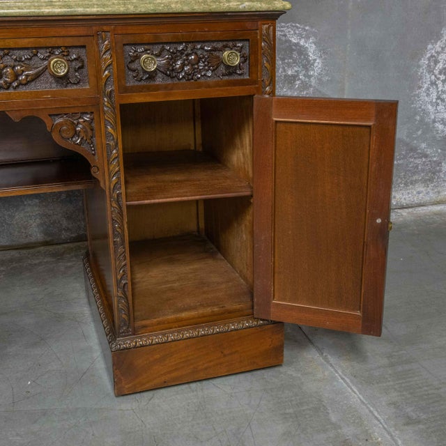 Victorian Mahogany Washstand, 1890s For Sale - Image 4 of 18