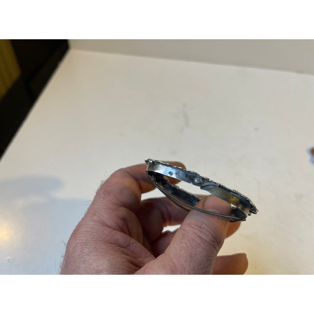 Antique European Hallmarked Silver Frame For Sale - Image 6 of 9